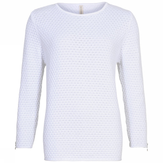 Jumper vit i Ekologisk bomull