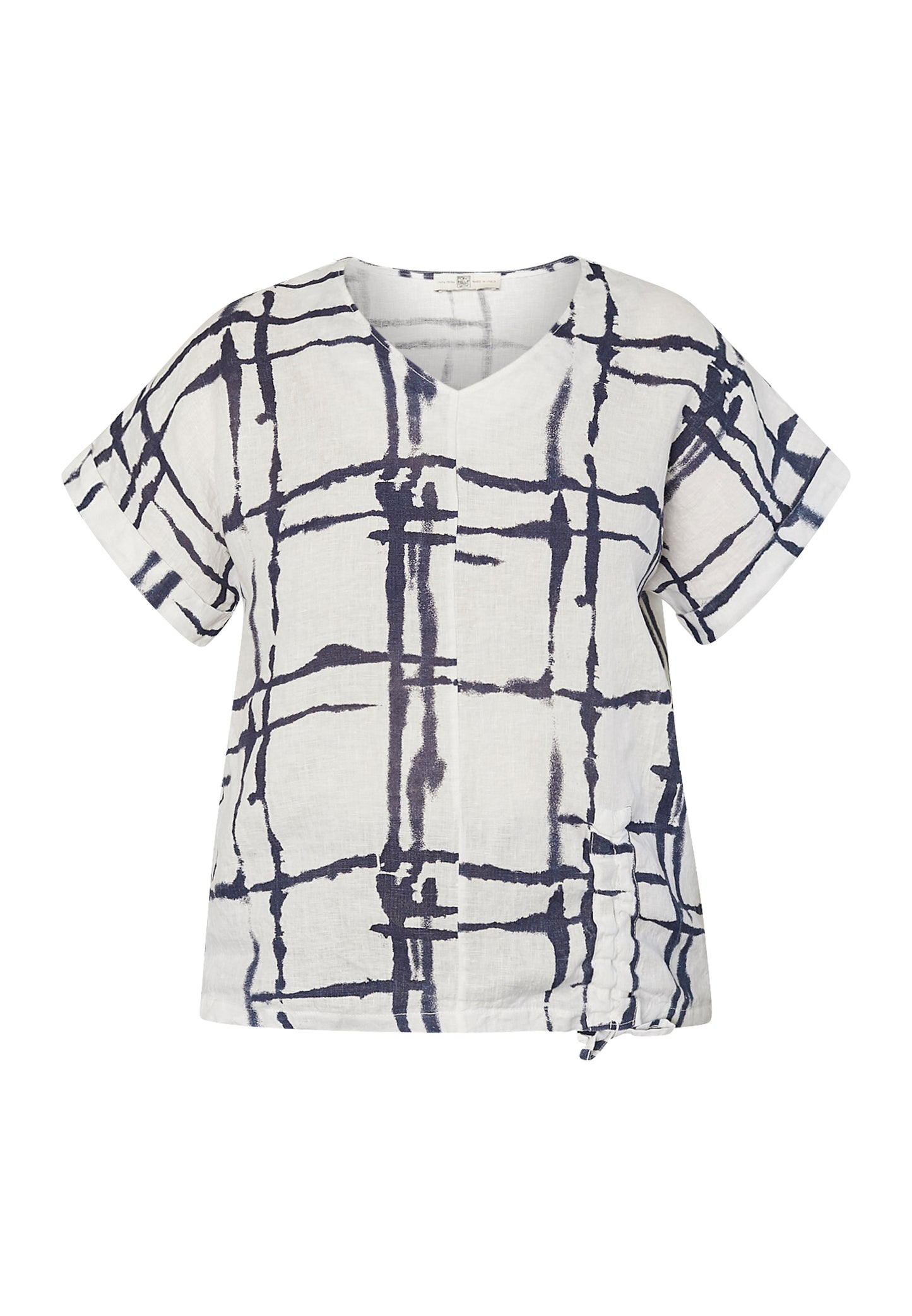 Blus i linne Jasna - Vit