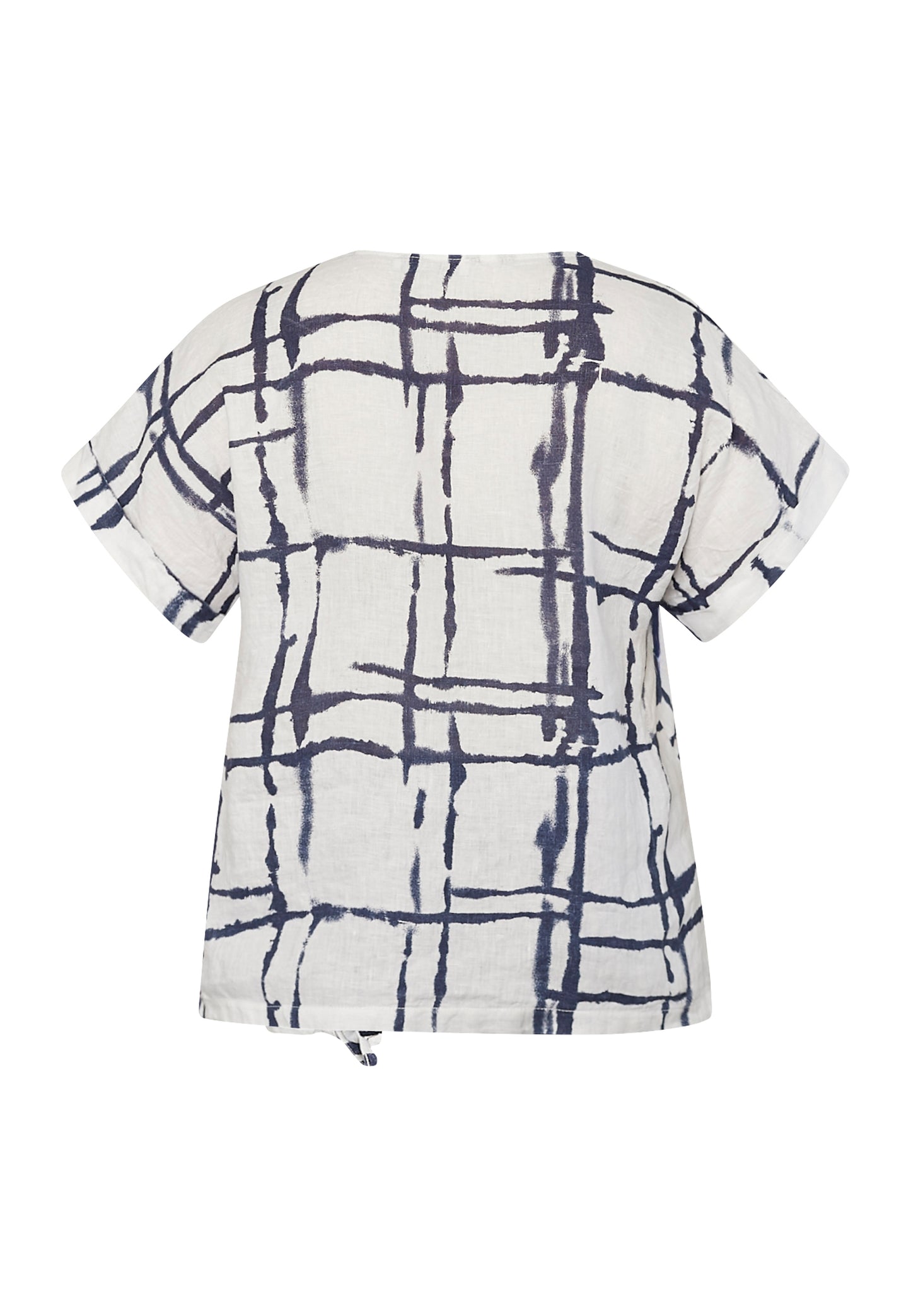 Blus i linne Jasna - Vit